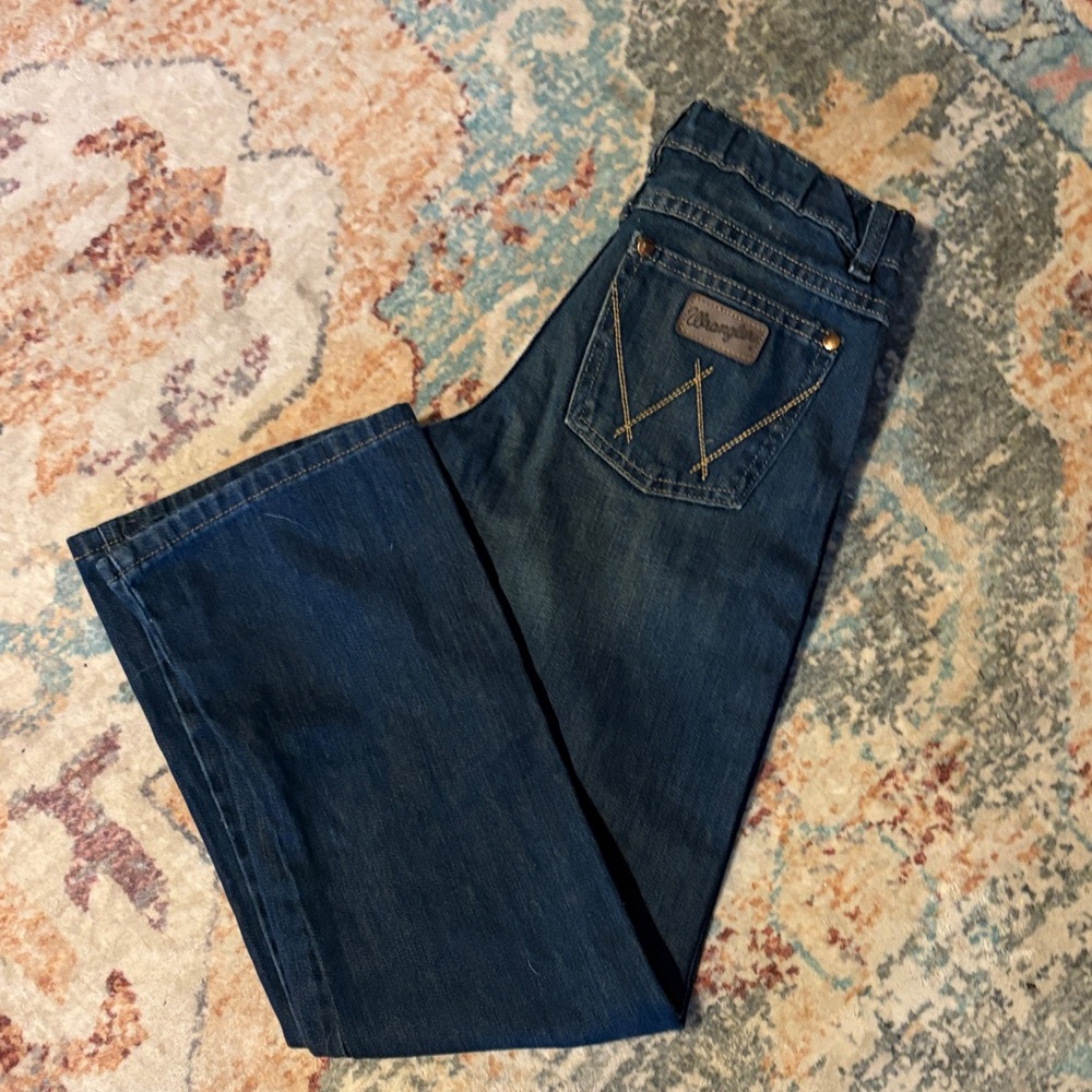 Wrangler Retro Relaxed Boot Jeans - Dark Blue